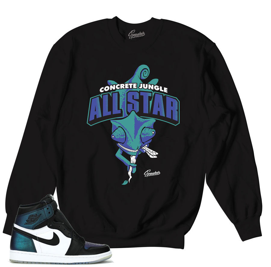 Jordan 1 all star sweaters match retro 1 all star sweatshirts.