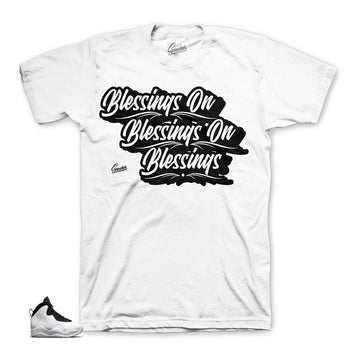 Jordan 10 i'm back sneaker tees | Blessings on blessings tee.