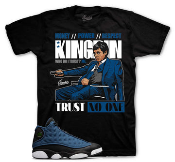 Jordan 13 Navy brave blue sneaker tees