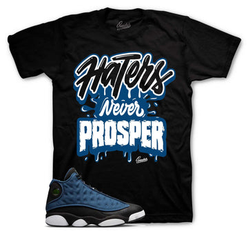 Jordan 13 Navy brave blue sneaker tees