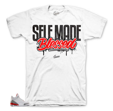 Sneaker tees match Jordan retro 3 Katrina shoes.
