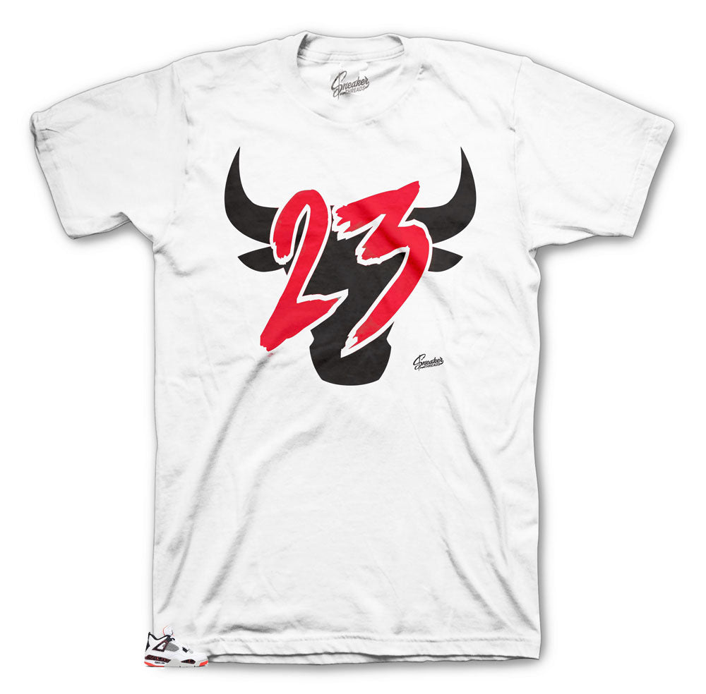 Jordan 4 Crimson Toro sneaker matching tee