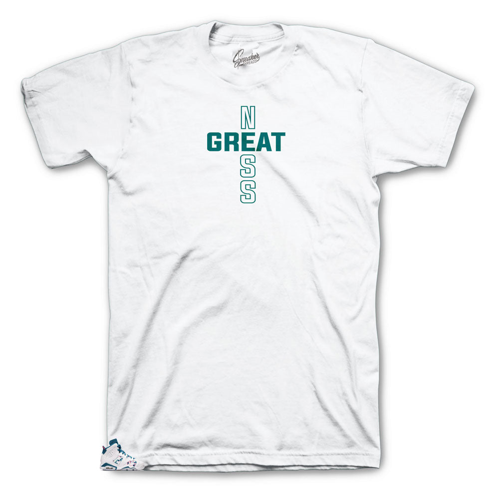 Greatess shirt to match with Jordan 6 Abyss