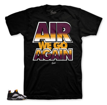 Sneaker tees match Jordan 7 low bordeaux shoes.