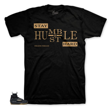 Jordan 20 XX flyknit sneaker tees match retro 20 black gum.