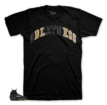 Jordan 20 Flyknit Stitched Bless Black shirt