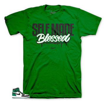 Pine Green 1's Self made matching tee