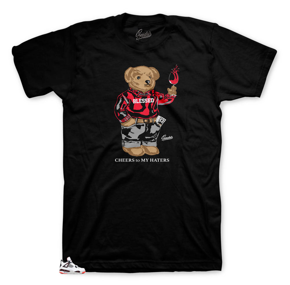 Jordan Cheers Bear | Crimson 4 Collection