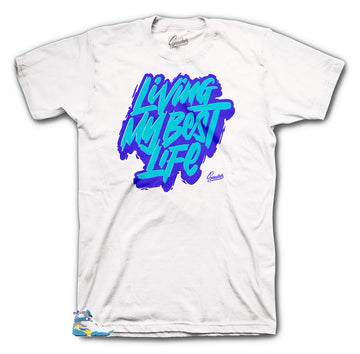 Jordan 8 White Aqua Living my best Life coolest shirts