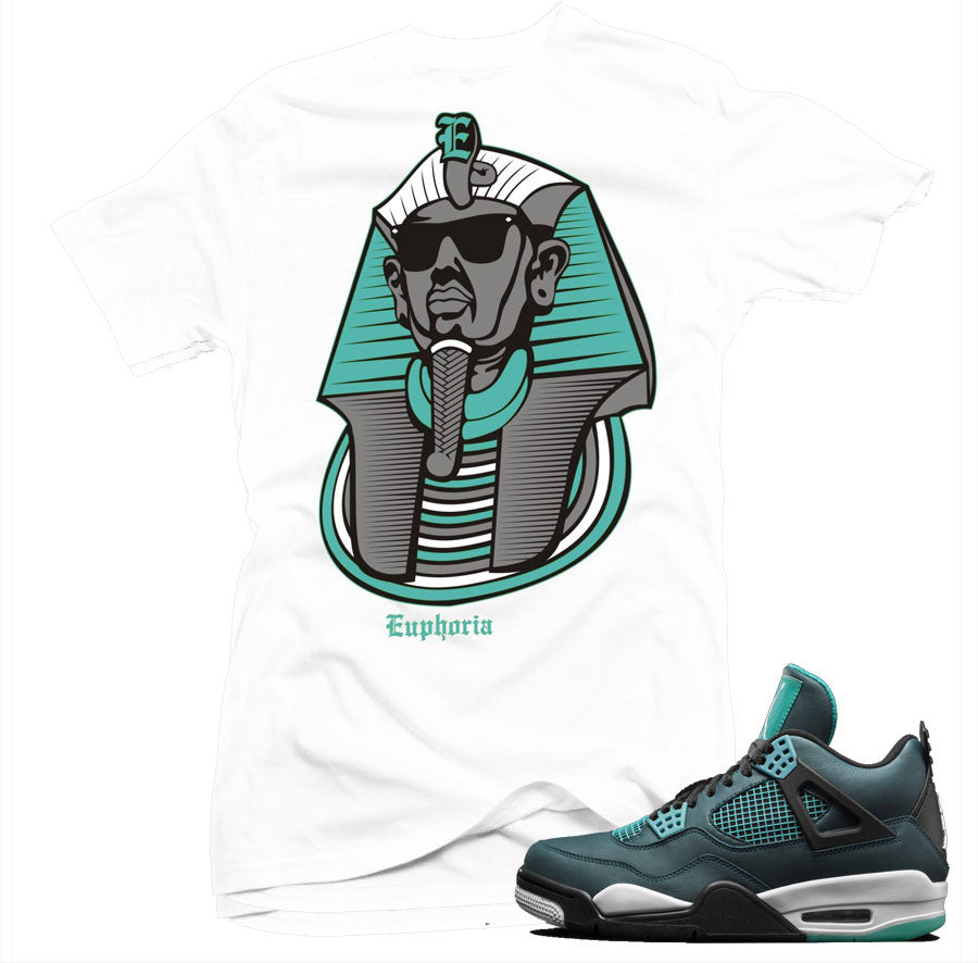 Shirts to match Jordan 4 teal 4's sneaker shirts.