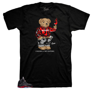 Jordan 5 satin sneaker tees | cheers bear to match retro 5