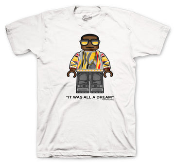 Retro 3 Cool Grey Shirt - Big Bic - White