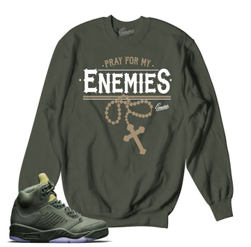 Jordan 5 take flight crewneck sweaters match retro 5's shoes.