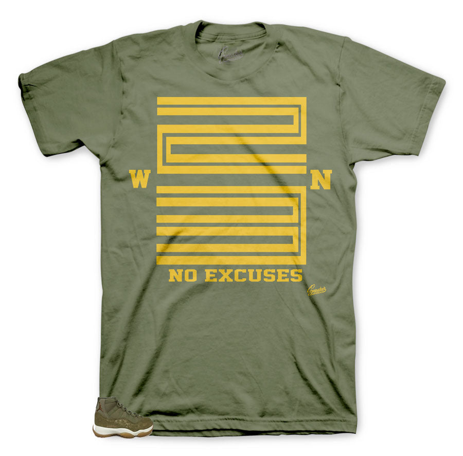 Olive Lux 11's sneakers collection to match perfect