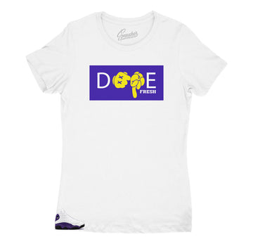 Jordan 13 Lakers best match shirt collection