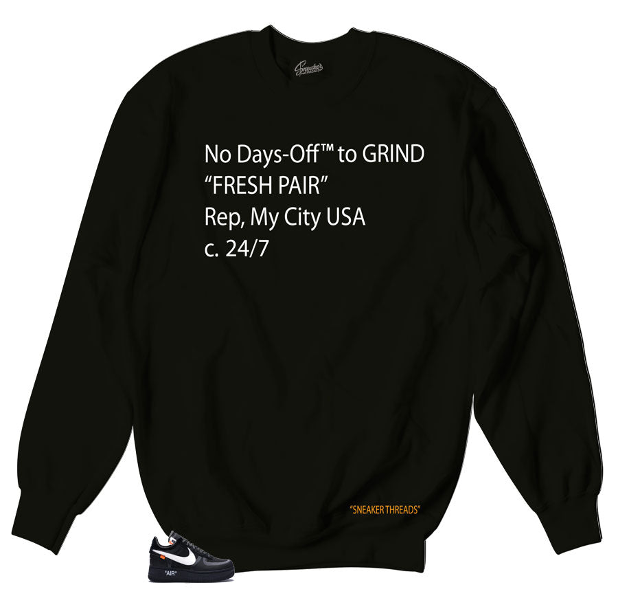 Air Force one 1 the ten sneaker sweatshirts match shoes perfectly.