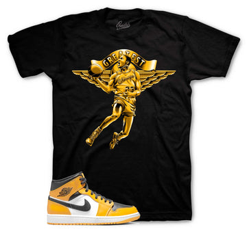 Retro 1 Taxi Shirt - Greatest - Black