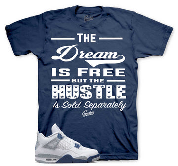 Retro 4 Midngiht Navy Shirt - Sold Separately - Navy