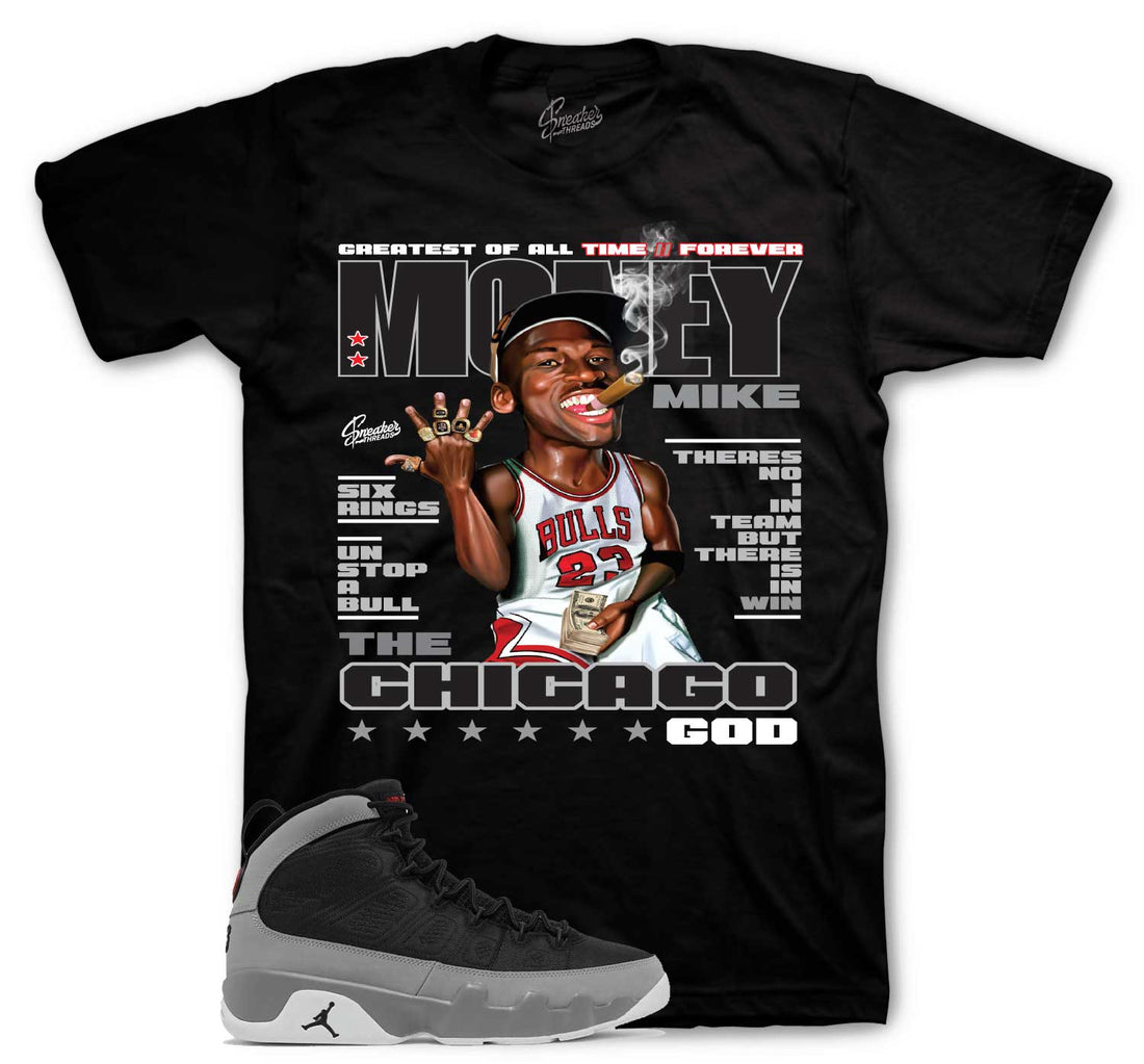 Jordan 9 particle grey tees