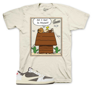 Retro 1 Reverse Mocha Shirt - All I Got - Natural