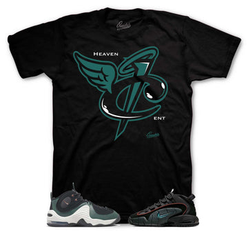 Air Max Penny Faded Spruce Shirt - Heaven Cent - Black