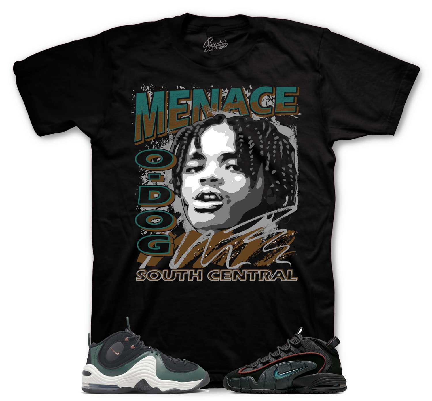 Air Max Penny Faded Spruce Shirt - Nineties - Black