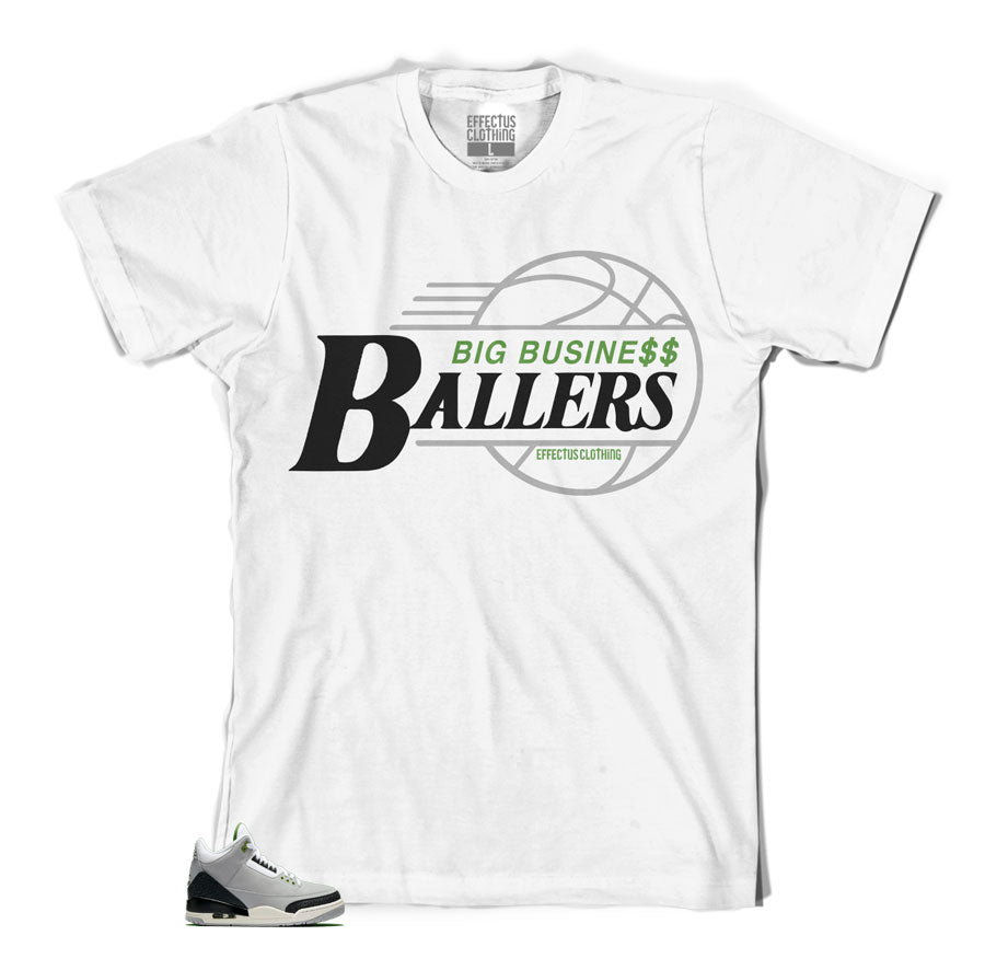 Jordan 3 chlorophyll tinker sneaker tees match retro 3 air trainer.