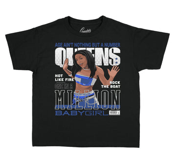 Jordan 5 Stealth sneaker collection to go perfectly with boys tee collection