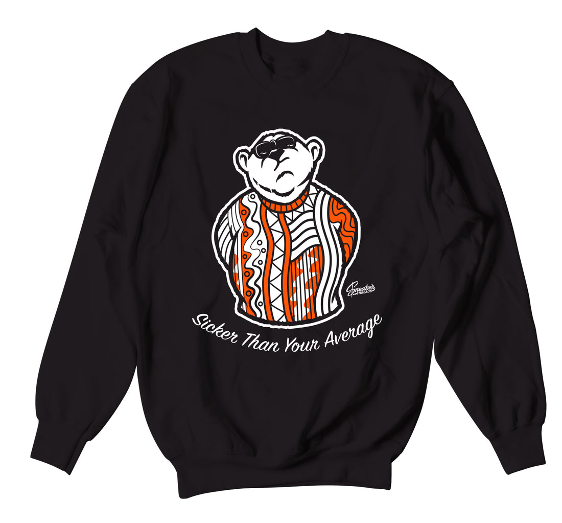 crewnecks made to match the Jordan 1 shattered back board sneaker collection