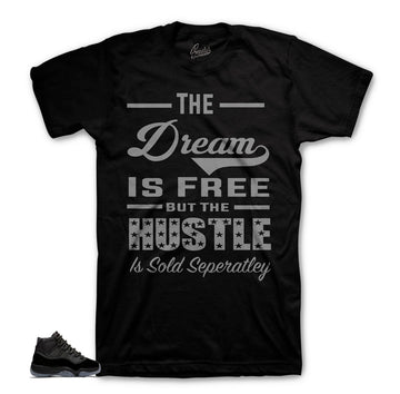 Jordan 11 Cap & Gown Hustle is Sold Seperatley Shirt
