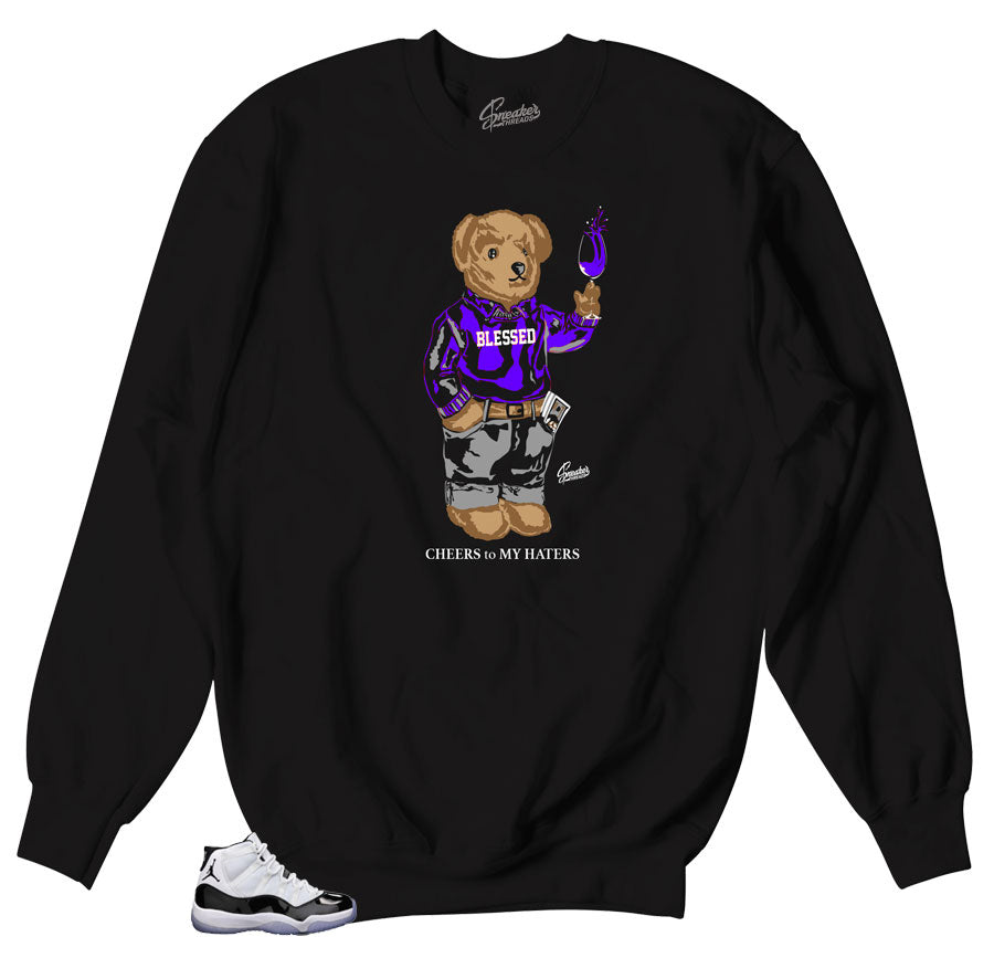 Sweaters match jordan 11 concord retro 11 sweatshirts.