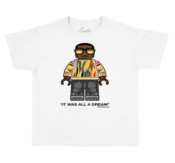 Kids Cool Grey 3 Shirt - BIG Bic - White