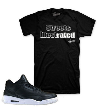Cyber monday jordan 3 tees match retro 3 sneaker shirts.