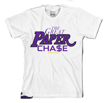 Shirts designed to match the Jordan 13 Lakers sneaker collection