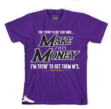 Sneaker Jordan 13 have matching tees matching the shoe Jordan 13 laker sneaker collection