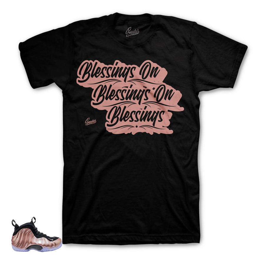 Foamposite elemental rose shirts match foam rose sneaker tees.