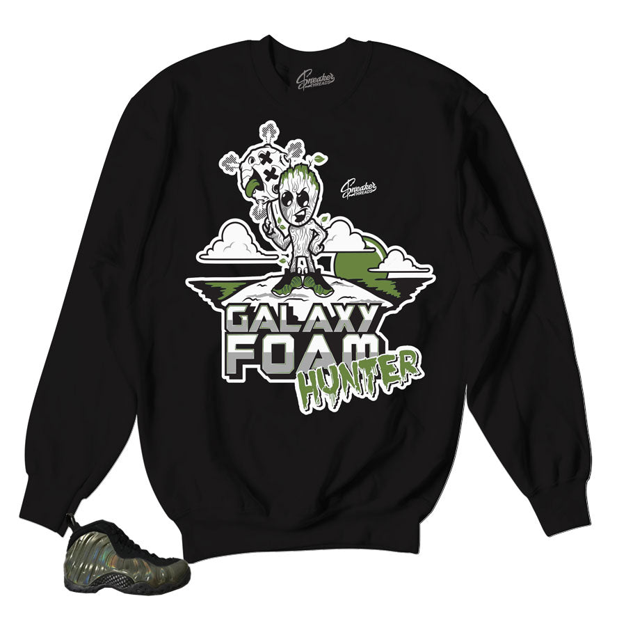 Legion green sweaters to match foam shoes.