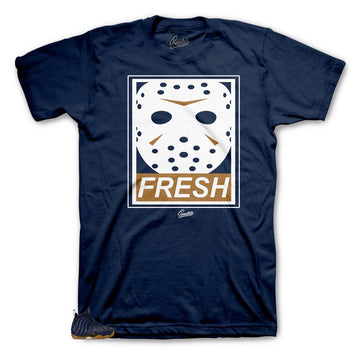 Foamposite Midnight Navy Sneakers | tees made to match Foamposite Midnight Navy shoes