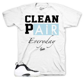 Foamposite Penny PE Shirt - Clean Pair - White