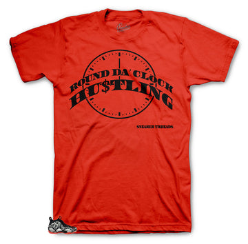 Red Fresh tees to match Habanero Snakeskin Foam edition