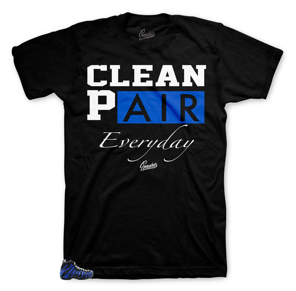 Foamposite One Memphis Tiger Stripes sneaker has matching tee collection