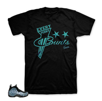 Foamposite abalone shirts match foam aurora green shoes.