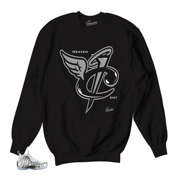 Foamposite Chrome Sweater - Heaven Cent - Black