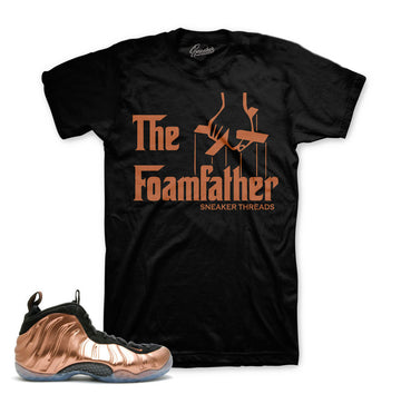 Foamposite copper tee match foam copper sneaker tees.