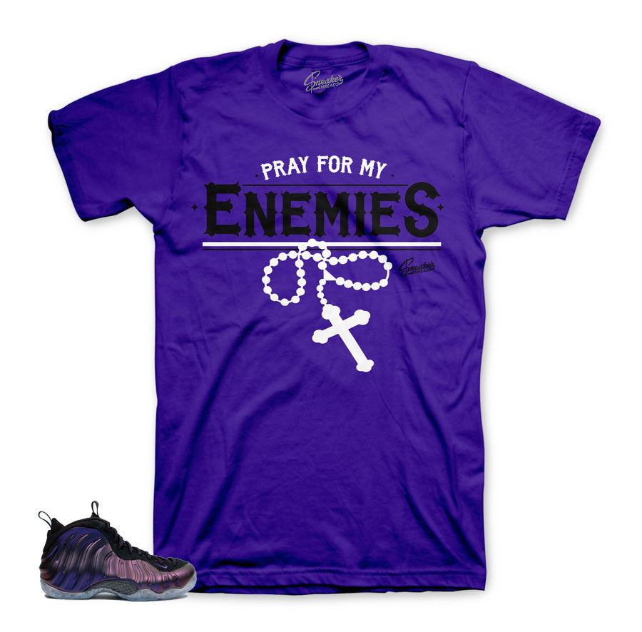 Foamposite eggplant tees | Newest sneaker matching tees and shirts.