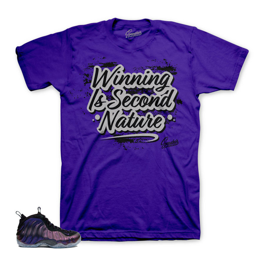 Official clothing to match fomaposite eggplant foams.