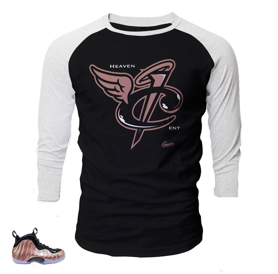 Foamposite elemental rose raglan match foam shoes.