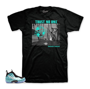 Foamposite island green tees match | Sneaker threads official.
