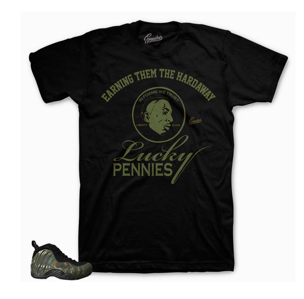 Legion green foamposite shirts | Tees match legion green foams.