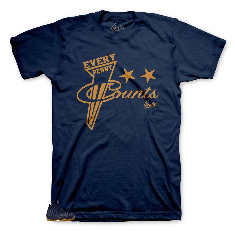 Foamposite Midnight Navy shoe collections tee collection designed to match Foamposite Midnight Navy